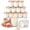 Rose, variant on 12 count 8oz Large Vanilla Scented Candles, White Soy Wax Candle Set | Long Lasting Warm & Cozy , Bulk Gifts for Weddings, Holiday, and Cafe Decor.