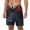 Black, variant on Red Black Eastern Panda Warrior pattern Mens Swim Trunks with Compression Liner Stretch Beach Shorts Quick Dry with Zipper Pockets No-Chafing Board Shorts-Small