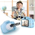 thumbnail image 2 of Cámara digital para niños Mini videocámara para niños y niñas - Cámara dual digital de 2,0 pulgadas - Cámara para niños anticaída como regalo - Con tarjeta SD de 32 g, 2 of 5