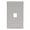 Office White, variant on Hubbell Premise Wiring Faceplate,1 Port IFP11W