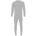 thumbnail image 1 of Rocky Men’s Heavyweight Thermal Underwear Set Insulated Top & Bottom Base Layer For Cold Weather, Heather Grey Medium, 1 of 6