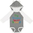 thumbnail image 3 of Inktastic My Grandpop Loves Me Boys or Girls Long Sleeve Baby Bodysuit, 3 of 5
