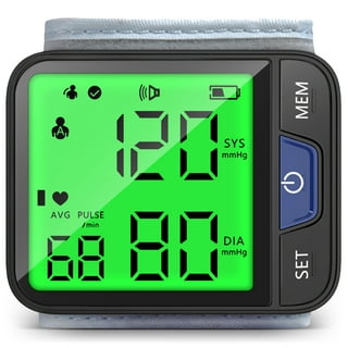 Portable BP Cuff Machine Automatic Digital Arm Blood Pressure Monitor Elf  LCD Talking Pulse Rate Test Meter Sphygmomanometer