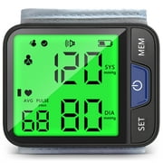VINSIC Blood Pressure Monitor, Professional Wireless Automatic Wrist Blood Pressure Cuffs Health Monitors, Portable BP Heart Rate Monitor with LCD Backlit Display, for Home Travel Use