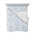 thumbnail image 7 of Blue Boho Floral Twin Size Down Alternative Comforter, Lightweight Comforter Quilt Bedding Set with Pillow Shams Farmhouse Middle Century Flowers All Seasons Bed Comforter Duvet Insert 68"x86", 7 of 7