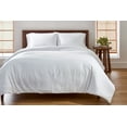 thumbnail image 5 of Better Homes & Gardens King Comforter Set, All-Season, 3-Piece, Arctic White Block Weave, 5 of 10