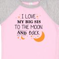 thumbnail image 3 of Inktastic I Love My Big Sis to the Moon and Back Gift Baby Boy or Baby Girl Bodysuit, 3 of 4