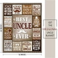 thumbnail image 4 of Grandpa Gift Blanket, Great Grandpa Birthday Gifts from Grandchildren, Best Father's Day Grandfather Gifts, Father's Day Presents for Grandpa Throw Blanket 50x60 Inch, 4 of 5