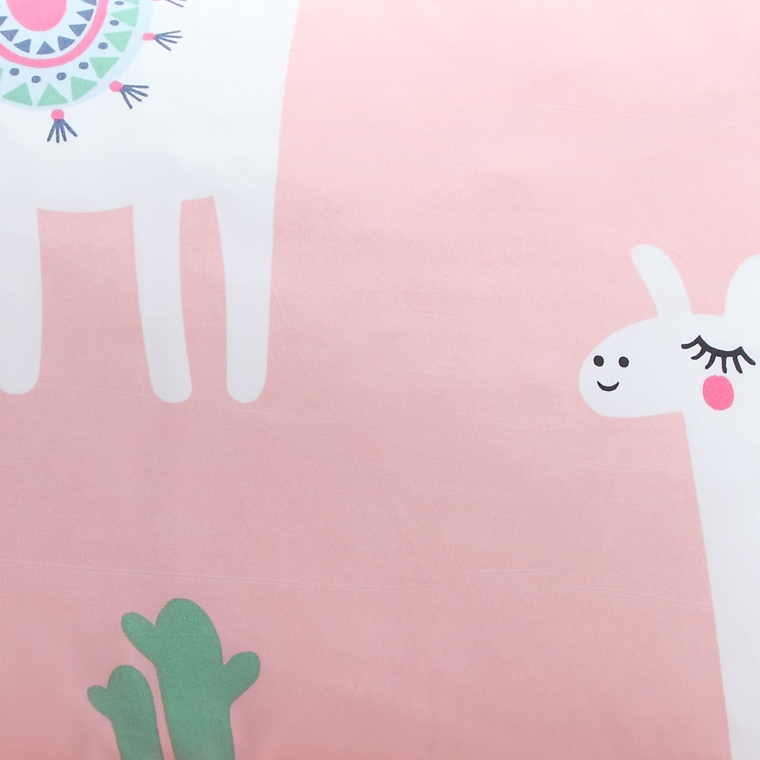 Cool LLama 4-piece Sheet Set Pink Full