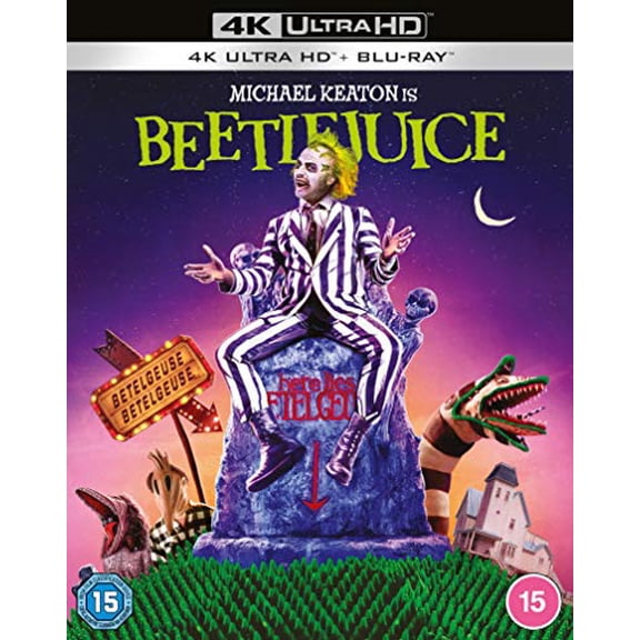 Beetlejuice (4K Ultra HD) Alec Baldwin Annie McEnroe Dick Cavett Geena Davis Glenn Shadix