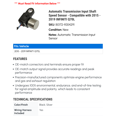 thumbnail image 2 of Automatic Transmission Input Shaft Speed Sensor - Compatible with 2015 - 2019 INFINITI Q70L 2016 2017 2018, 2 of 2