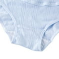 thumbnail image 5 of Xmarks Women's Over The Bump Maternity Panties High Waist Full Coverage Pregnancy Underwear Multi-Pack Blue XL, 5 of 14