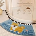 thumbnail image 3 of Naiovety Estera de baño absorbente del resbalón del poliéster no para el amplio de la microfibra suave del piso de la tina de ducha del Juegos de accesorios de baño 42*100cm, 3 of 6