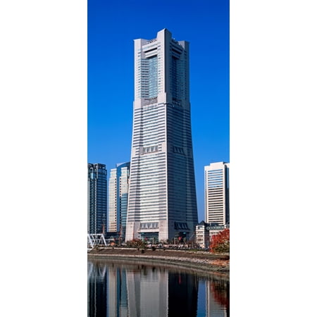 Yokohama Landmark Tower Minato Mirai Yokohama Kanagawa Prefecture Kanto Region Japan Canvas Art Panoramic Images 14 X 30 - 