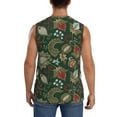 thumbnail image 4 of Fotbe Men's Red Leaves Print Men's Sleeveless Muscle Tank Tops Casual T-Shirts for Gym Workout Beach-X-Large, 4 of 8