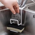 thumbnail image 2 of Soporte De Esponja Para Grifo, Estante De Grifo De Doble Capa, Colgador De Tela Para Platos Y Grifos Huecos Para El Hogar, La Cocina Y El Baño Monstrate HA027919-01, 2 of 7