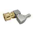 thumbnail image 3 of koolsoo Pressure Washer Pivoting Coupler Heavy Duty Fittings Pressure Washer Adapter Sliver copper head, 3 of 9