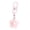 Pink, variant on Keychain Pendant Ergonomic Flower Design Key Ring Decorative Key Holder Car Door Backpack Bag Accessory