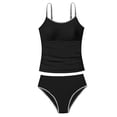 thumbnail image 6 of Kcolen Girls Swimsuits Tankini Sets with Swim Shorts 2 Piece Bathing Suits for Girls Kid Summer Beach Swimwear,15-16 Years, 6 of 6