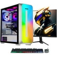 thumbnail image 1 of AQVIN Gaming PC - AQW60 Tower Desktop Computer, Intel Core i7 CPU, GeForce RTX 3060 12GB Graphics Card,1TB SSD (Fast), 32GB DDR4 RAM, 27 inch Gaming Monitor, Windows 11 Pro, WiFi,Bluetooth Adapter, 1 of 5