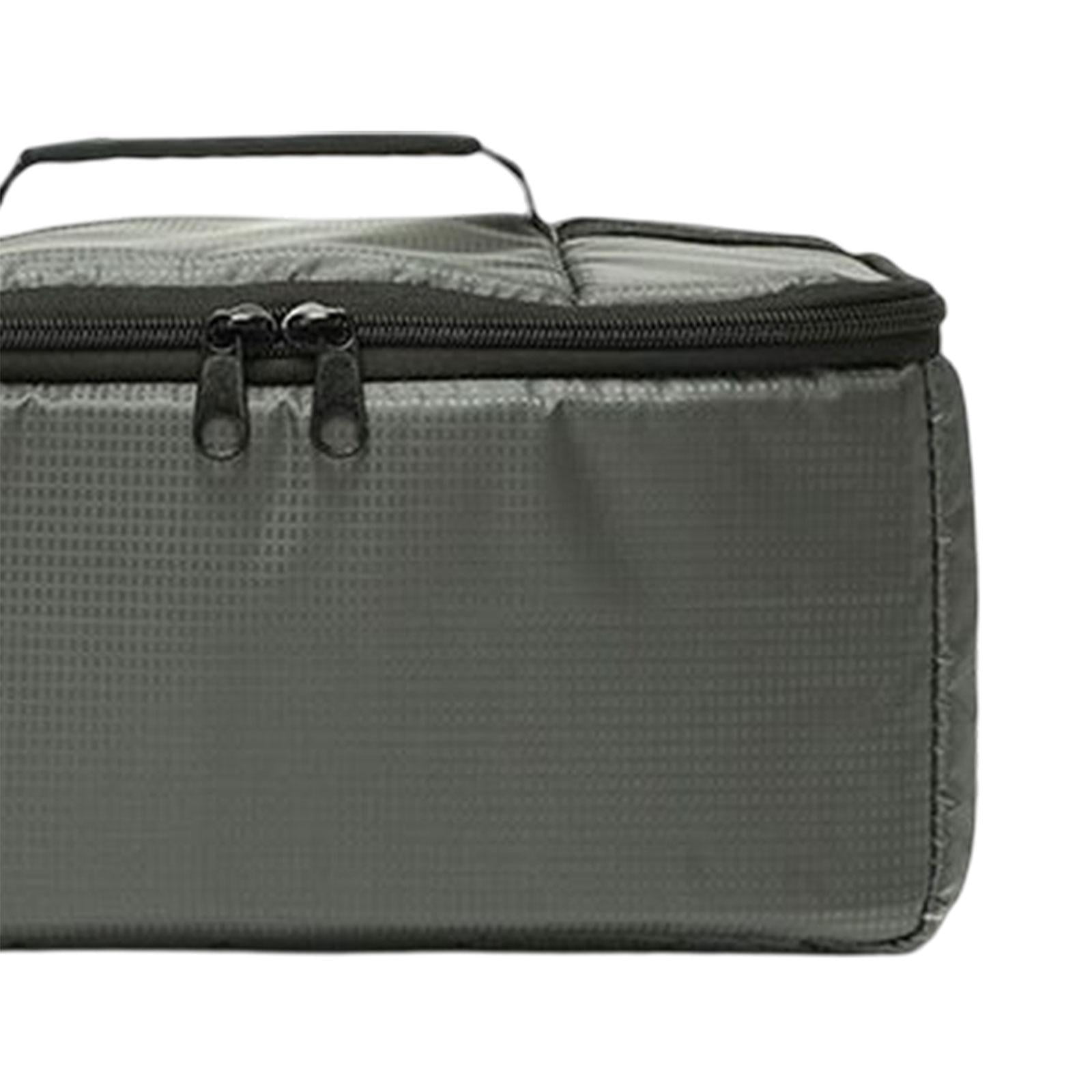 Fishing Reel Bag Large, Storage Holder Organizer Removable Dividers Tote Fishing Tackle Bags Fishing Reel bag Boxes for Boat Outdoor Grey