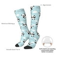 thumbnail image 4 of Goofa Cute Panda Bear Pattern Adult Stockings, Color-Block Knee High Socks, Comfortable and Breathable, Soft and Stretchable, Sports, and Decoration, 4 of 6