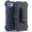 Dark Blue Blue, variant on For Apple IPhone 16e 2025 Heavy Duty 3-Layer Shockproof Defender Rugged Hard Cover Case + Belt Clip