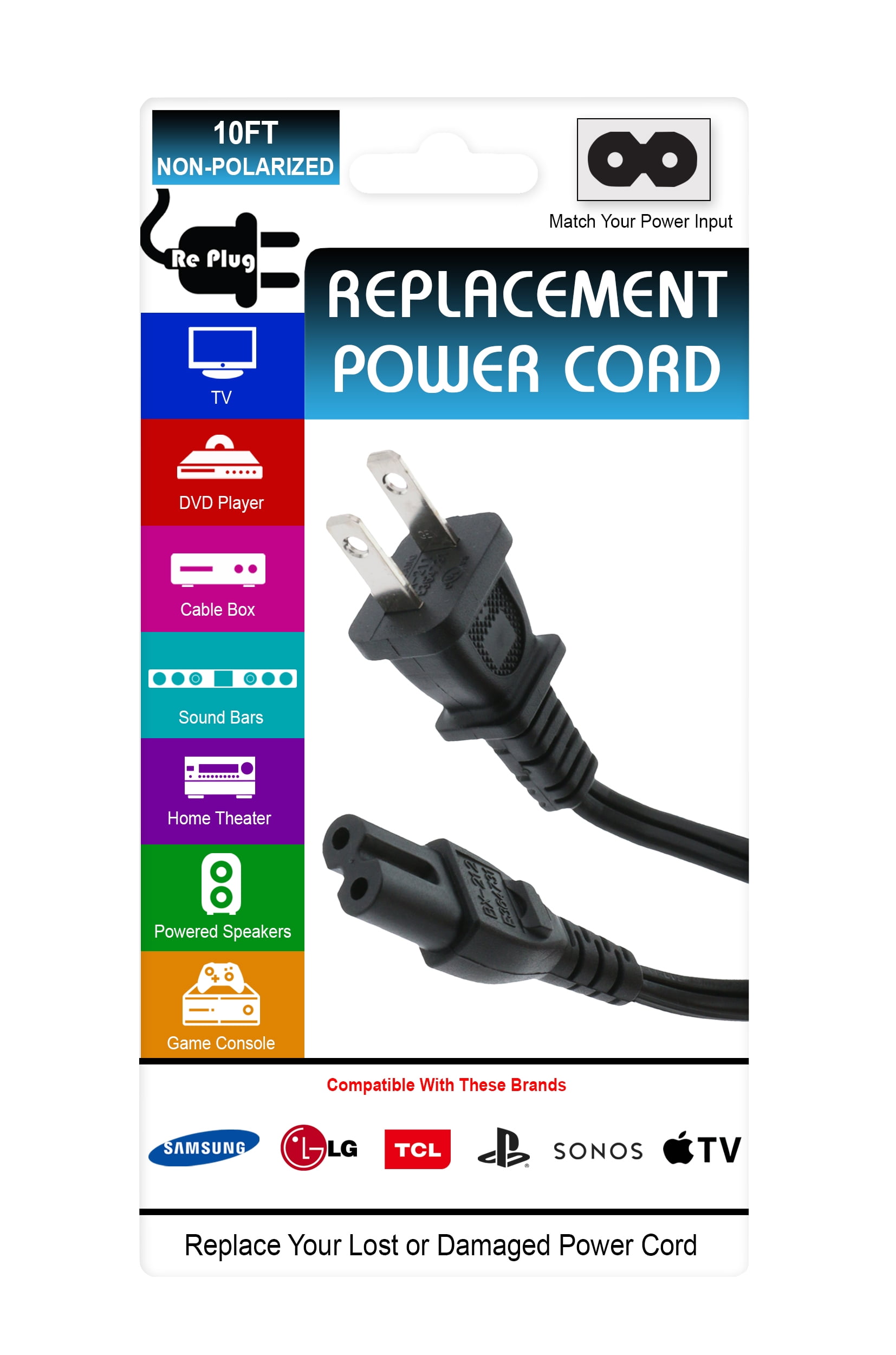 Xtreme 10' Non Polarized Power Cord Walmart Inventory Checker BrickSeek