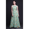 thumbnail image 3 of Bimba Floral Women Long Tank MaxiÂ&nbsp;Dress Round Neck Printed Party Gown-Large, 3 of 5