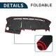 thumbnail image 5 of Cubierta de Tablero Unique Bargains para Ford F150 Pickup Truck Antideslizante | Almohadilla de Cubierta de Consola Central Negra Roja 1 Pcs, 5 of 6