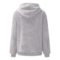 thumbnail image 4 of Sudadera con capucha Gibobby para Mujer de lana artificial Gris XL, 4 of 4