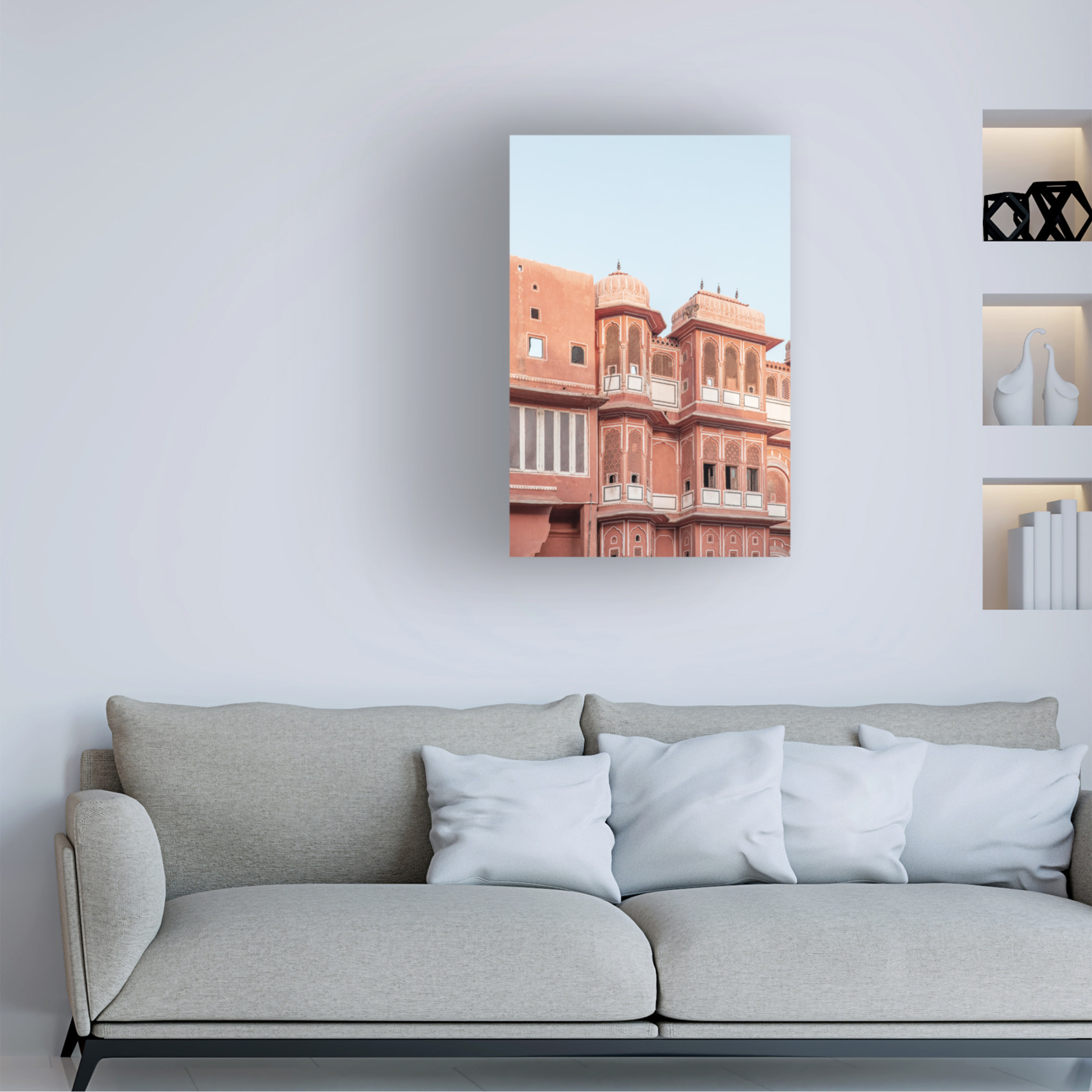 Trademark Fine Art Shot by Clint Pink Palace Canvas Wall Art
