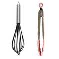 thumbnail image 1 of Juego de 2 utensilios de cocina de cocina, utensilios de cocina resistentes al calor para cocinar con utensilios de cocina antiadherentes, 1 of 5