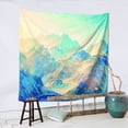 thumbnail image 3 of YFYANG Snowy Mountain Pattern Tapestry, Bedroom Dormitory Living Room Decoration Tapestrys Wall Hanging , 59 x 59 in, 3 of 9