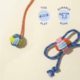 thumbnail image 4 of Oodles Durable Lasso Rope Dog Toy Set, Blue, Large, 4 of 9