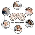 thumbnail image 7 of Naloa Mushroom Print Sleep Mask for Sleeper, Light Blocking Sleeping Eye Mask for Women Men, Eye Shade with Adjustable Strap for Travel, Nap,Meditation, 7 of 7