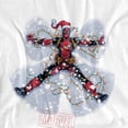 thumbnail image 3 of Deadpool  Adult Snow Angels Christmas T-Shirt, 3 of 6