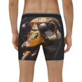 thumbnail image 4 of Cauagu Modern Funny Duck Print Men's Boxer Briefs, Funny & Cute Underwear Elastic Waistband Briefs Ideal Gift for Men,1-Pack, 4 of 7