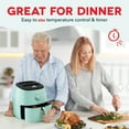 thumbnail image 4 of Dash Tasti-Crisp™ Electric Air Fryer Oven, 6 Qt. Family Size, 1700-Watt, Aqua, 4 of 10