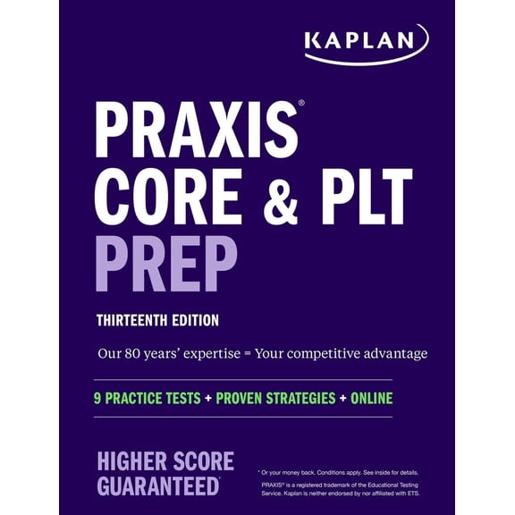 Pre-Owned PRAXIS Core and Plt Prep: 9 Practice Tests + Proven Strategies + Online (Paperback) 1506266193 9781506266190