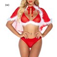 thumbnail image 1 of Conjunto de ropa interior sexy de Navidad para mujer, traje de cosplay de fiesta de lencería de encaje, M Inevent XX000091-02, 1 of 7