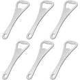 thumbnail image 1 of Juego de abridor de botellas de cerveza de acero inoxidable, 6 piezas, portátil y duradero, regalo de cumpleaños perfecto para hombres, ideal para uso en bares, cocinas y restaurantes, 9 cm, 1 of 5