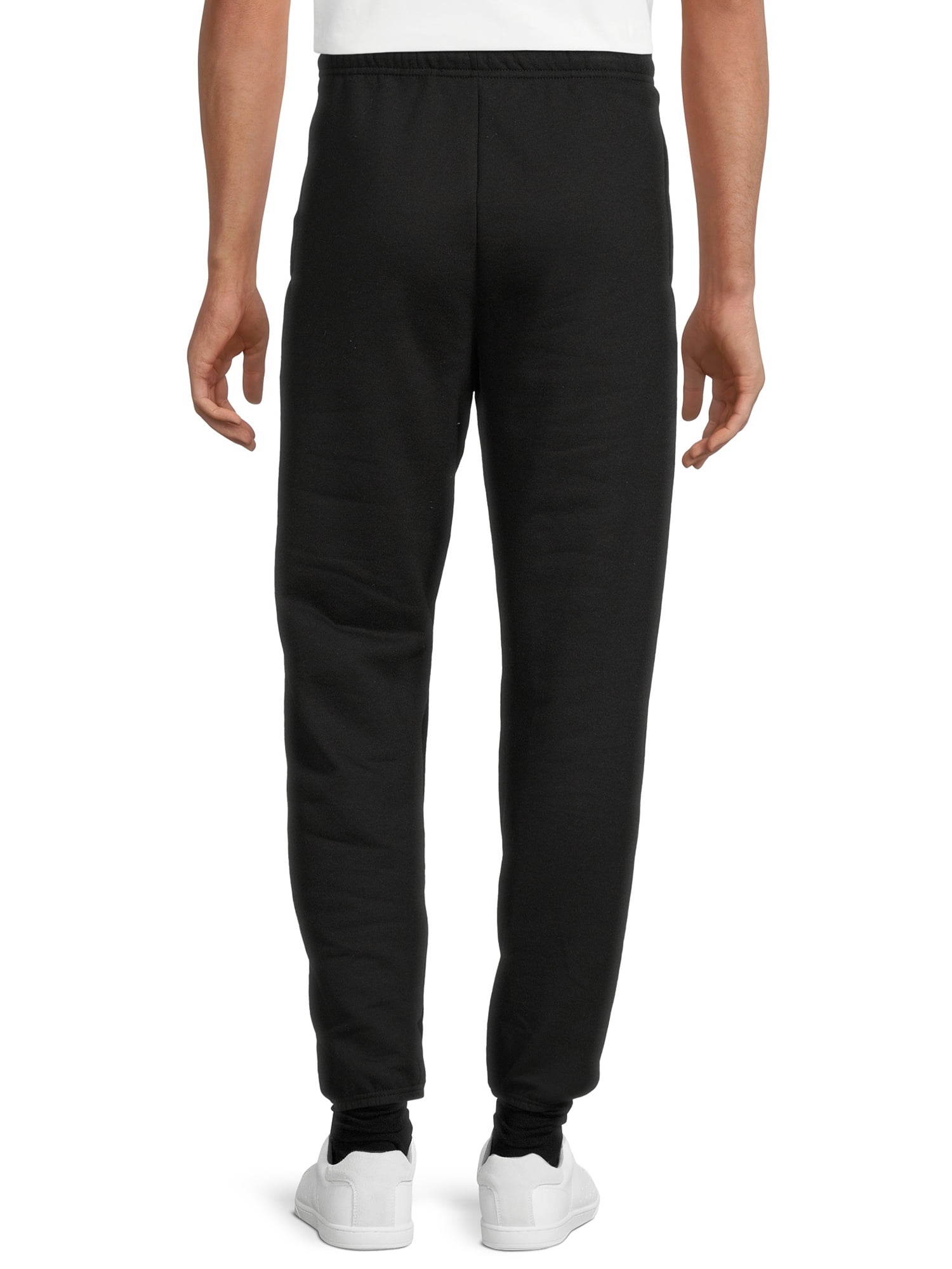 Athletic Works Men's Fleece Elastic Bottom Sweatpants Athletic Works Men's Fleece Elastic Bottom Sweatpants