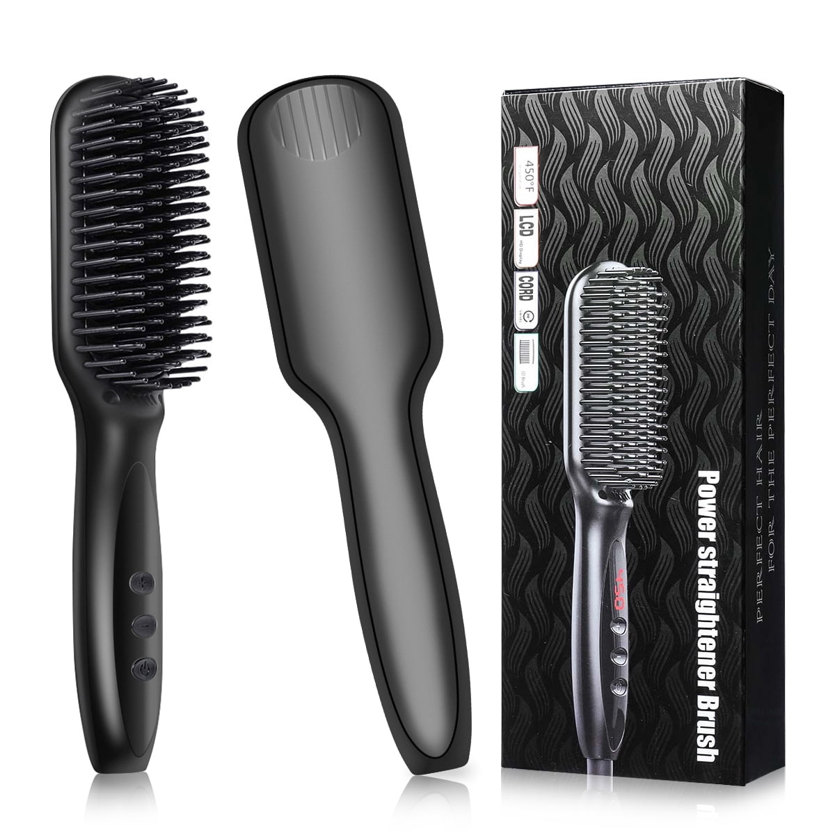 Beard Straightener Brush Ionic Hair Straightening Brush And Beard