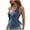 Blue, variant on Gpaecead Women's Denim Button Vest - Casual Sleeveless Jacket Blue