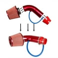 thumbnail image 4 of HLONK Power Flow Cold Air Intake Filter Induction Kit  Aluminum Alloy  Red  76mm/64mm, 4 of 12