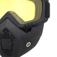 thumbnail image 4 of Casco de protección para los ojos, casco de motocicleta con gafas protectoras, casco de motocicleta para montar al aire libre, diseñado meticulosamente, 4 of 5