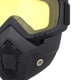 thumbnail image 4 of Casco para montar al aire libre, casco para motocicleta con gafas para motocicleta, casco, gafas para montar, estética elegante, 4 of 5