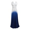 thumbnail image 3 of Vestidos de espalda cruzada para mujer Múltiples formas de usar vestidos de novia Vestido largo maxi Fridja  qw760, 3 of 3