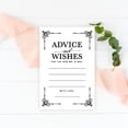 thumbnail image 2 of Koyal Wholesale Black Art Deco Wedding Advice & Well Wishes Guest Book Cards for Bride and Groom, 56 Pack, 2 of 5